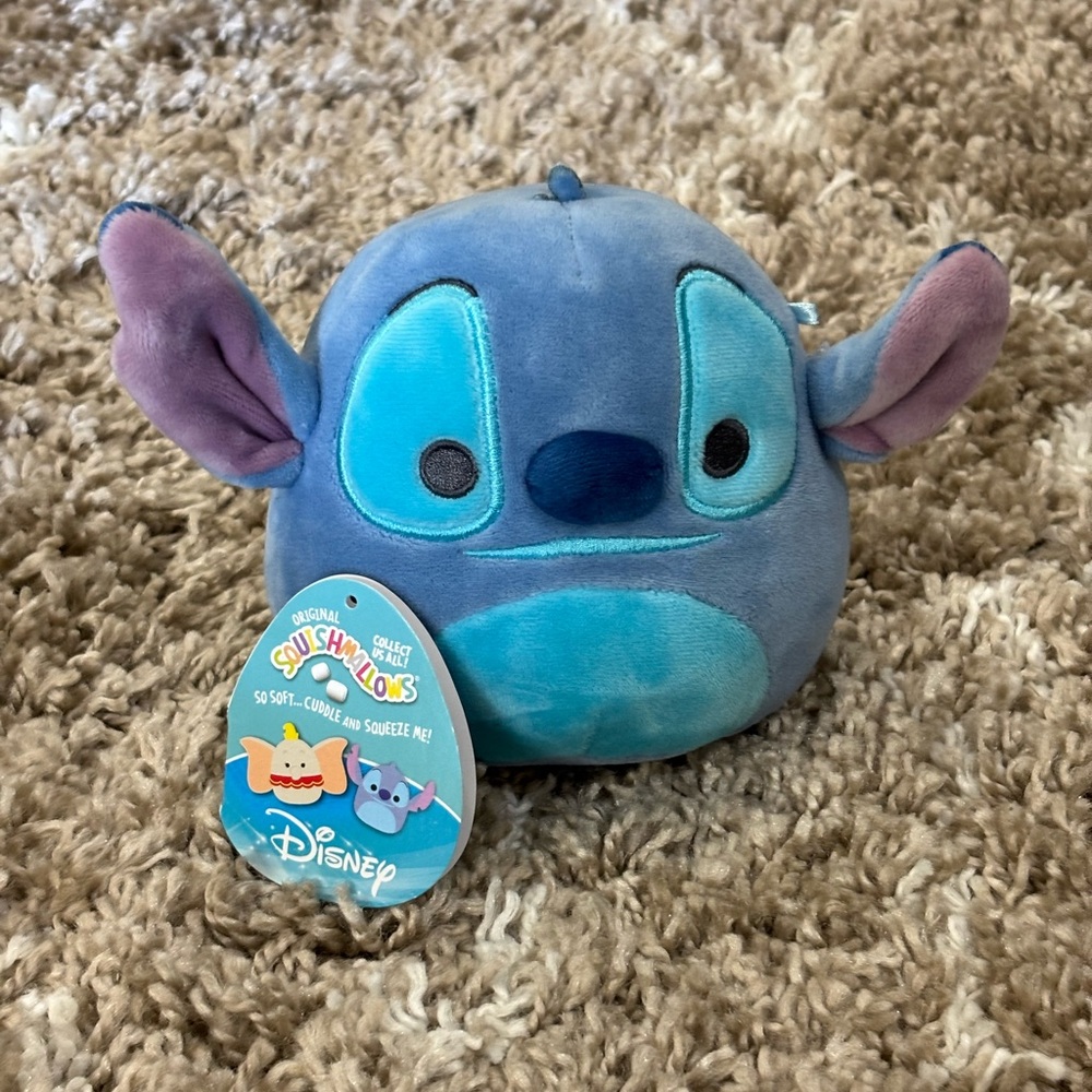 Squishmallows Blue Stitch Plush